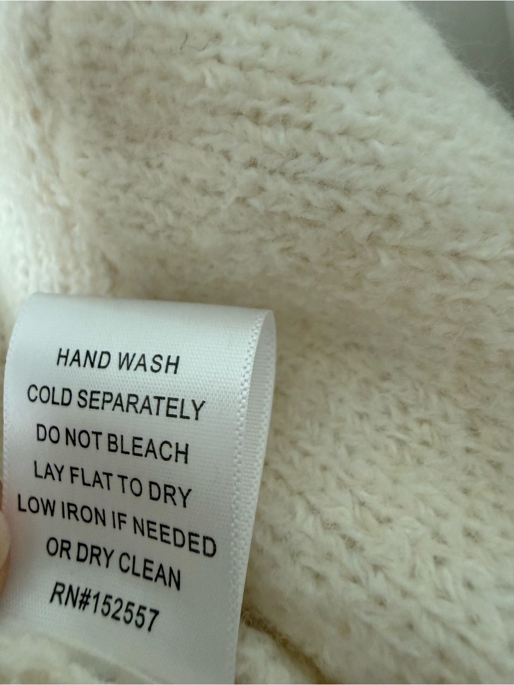 Bailey Rose Dog Sweater size Medium Cream Dachshund - Picture 7 of 8